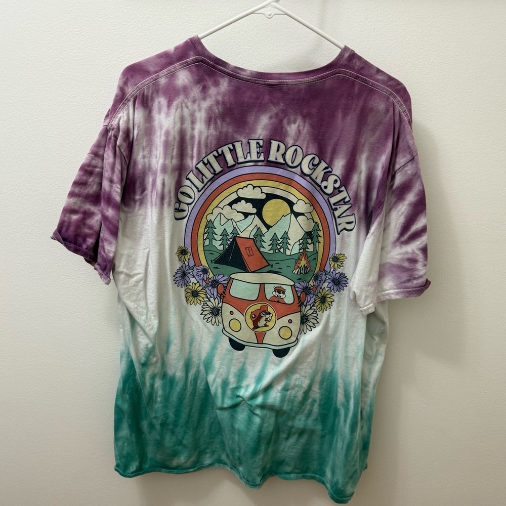 Buc-ee's GO LITTLE ROCKSTAR Tie Dye Short Sleeve Shirt